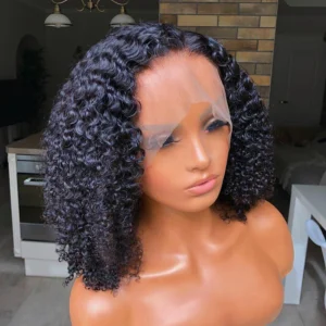 Afro Kinky Curly Wave 100 % human hair wig