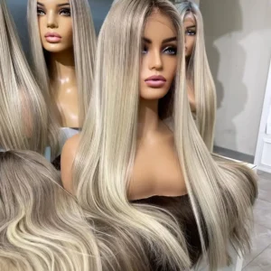 Blonde Highlight Remy Hair Customized Body Wave