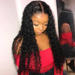 Drop Shipping Fake Scalp Cuticle Aligned Curly Mink Brazilian Human Hair 13*6 Lace Frontal Wig With Baby Hair